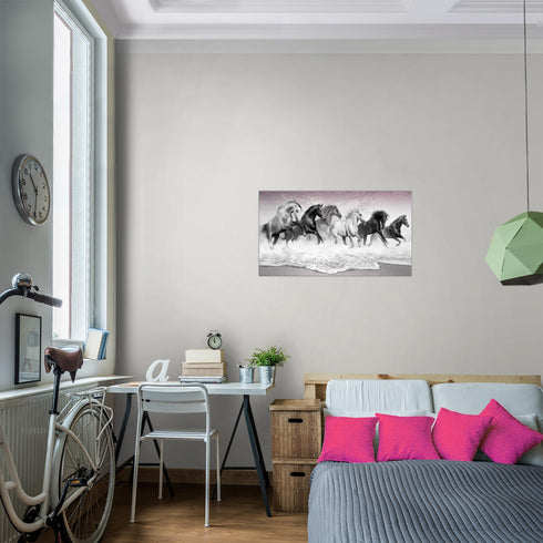 Wandbilder Wohnzimmer XXL Pferde Moderne Bilder Tiere